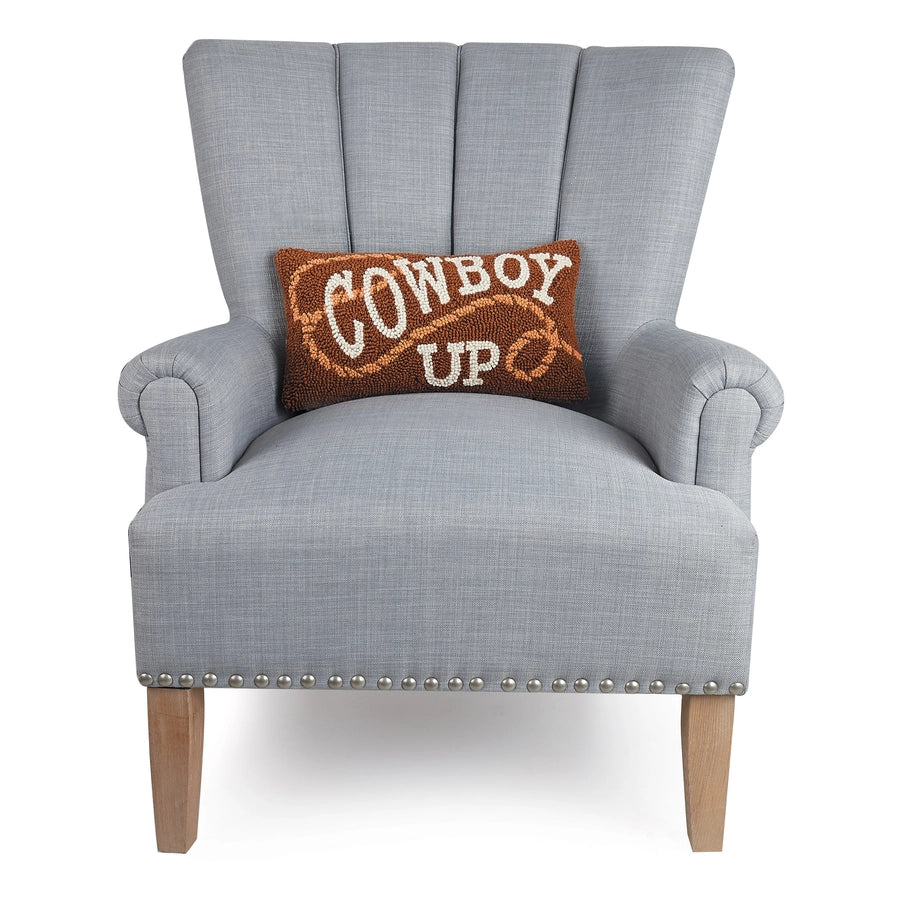Peking Handicrafts Cowboy Up Hook Pillow