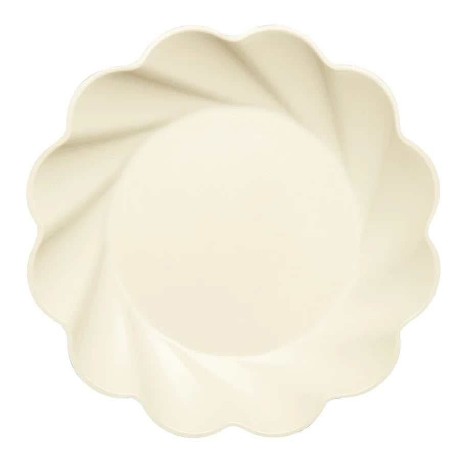 Cream Simply Eco Compostable Dinner Plate