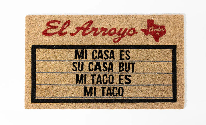 El Arroyo Marquee Coir Doormat