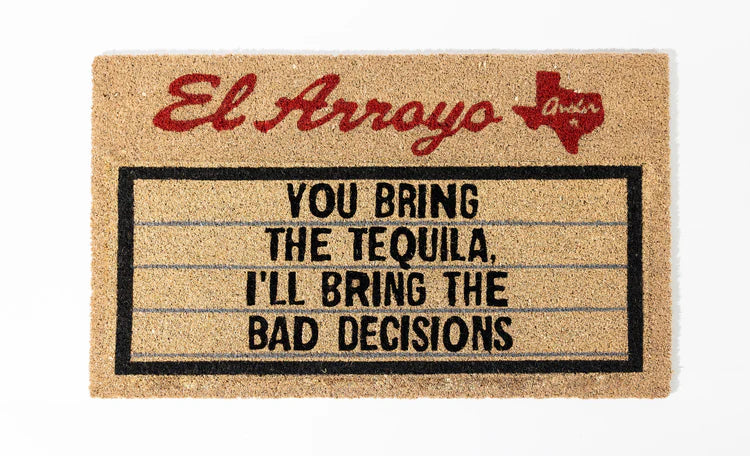 El Arroyo Marquee Coir Doormat