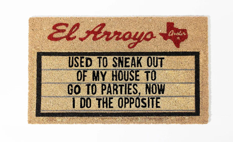 El Arroyo Marquee Coir Doormat