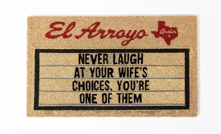 El Arroyo Marquee Coir Doormat