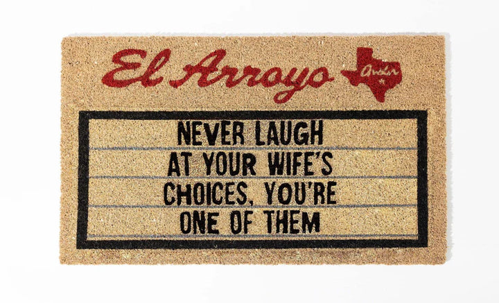 El Arroyo Marquee Coir Doormat