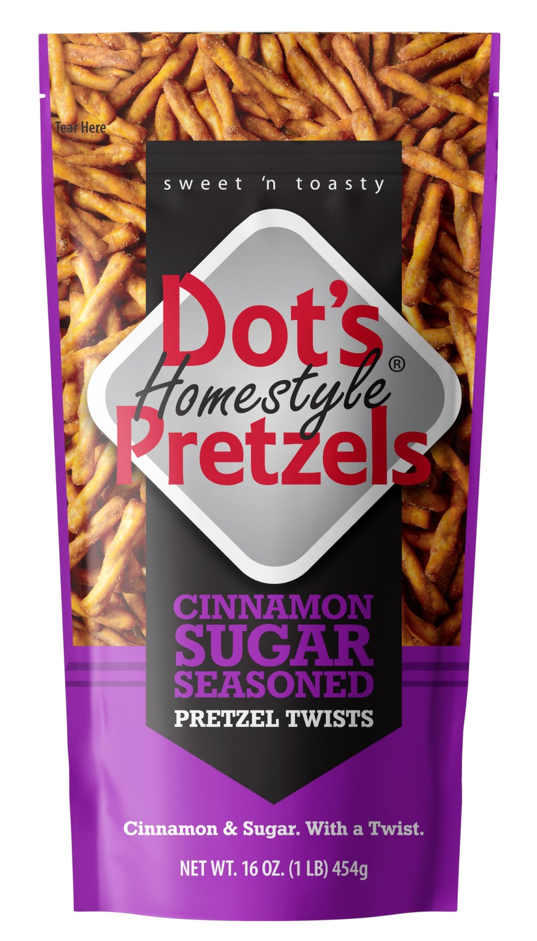 Dot's Pretzels Cinnamon Sugar Seasoned