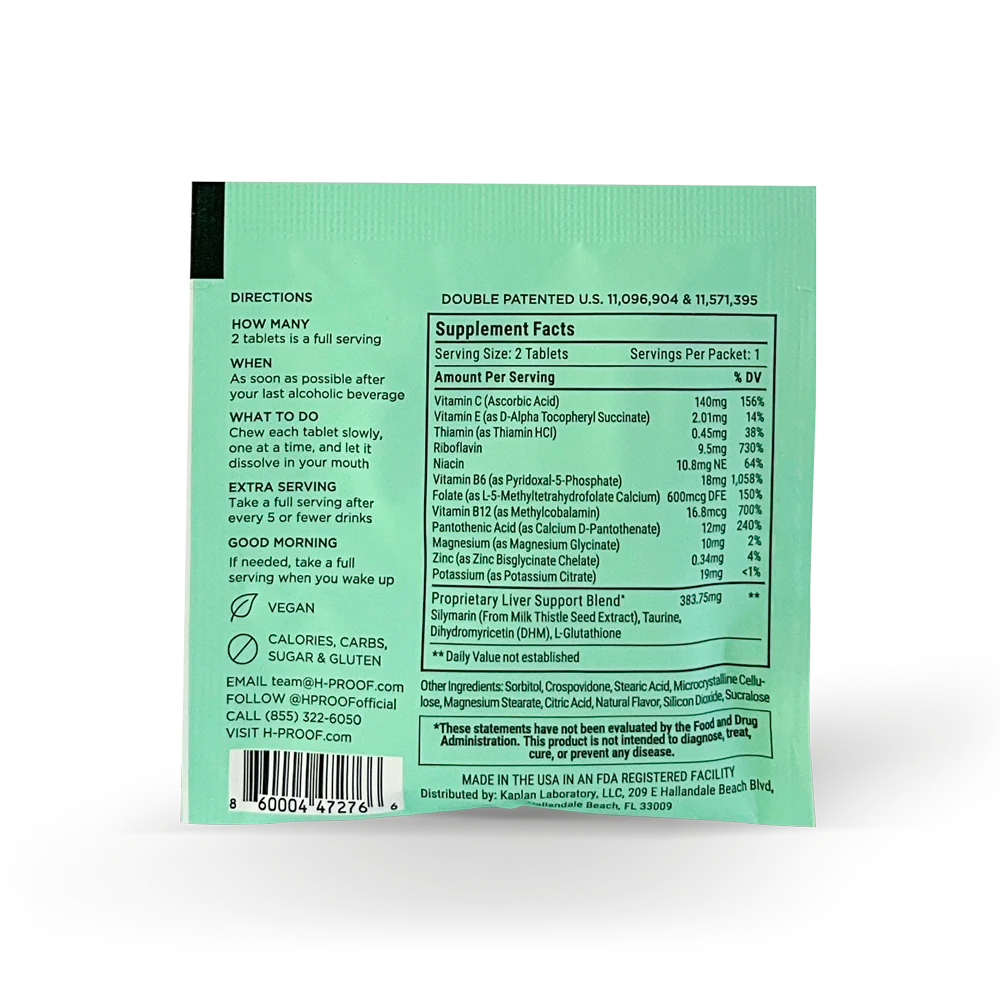 H-Proof The Anytime You Drink Vitamin Packet