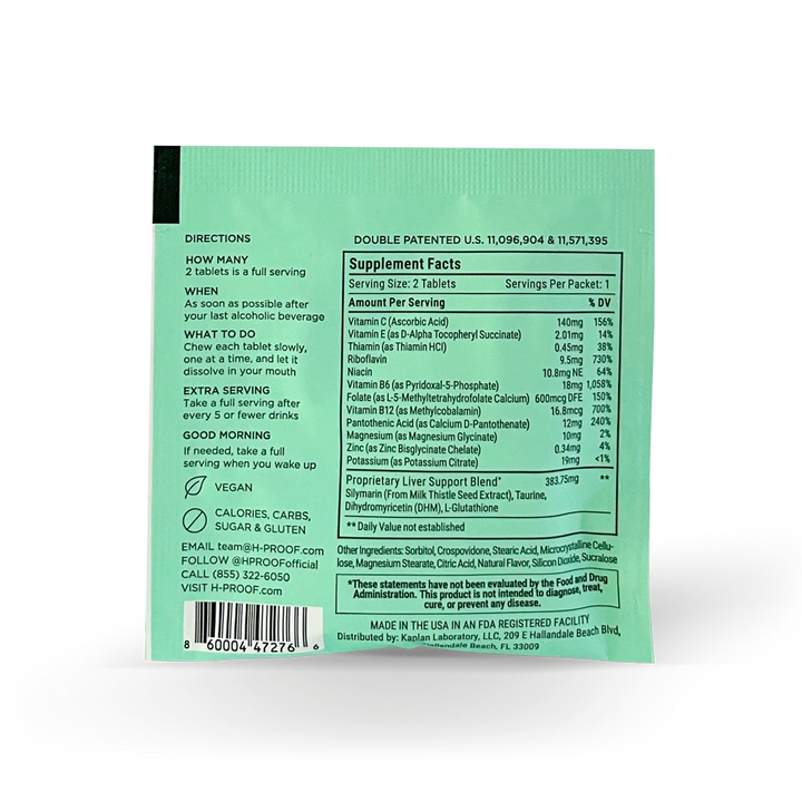H-Proof The Anytime You Drink Vitamin Packet
