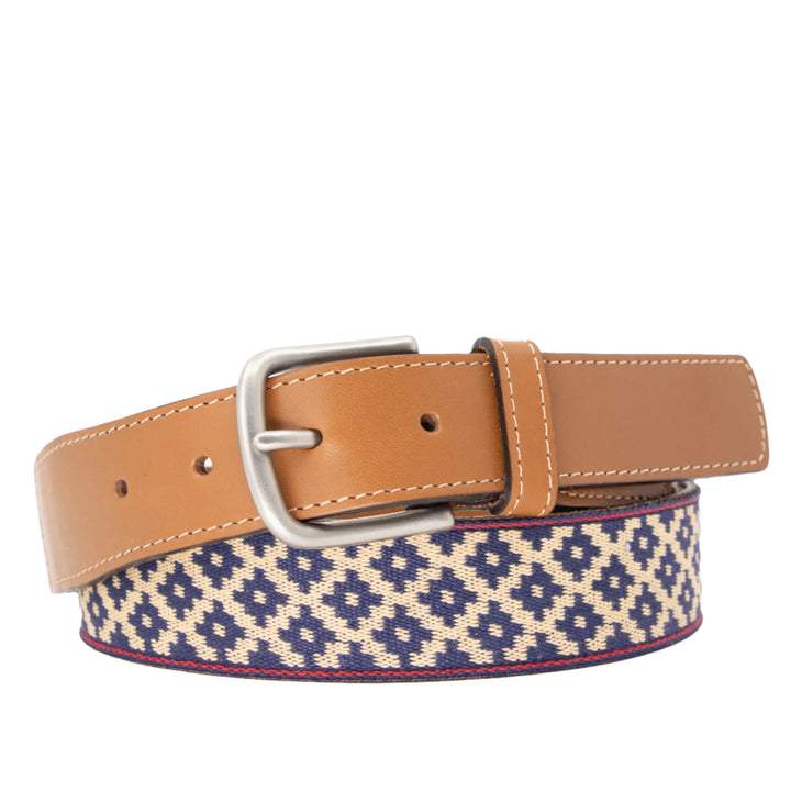 La Matera Men's Diplomático Woven Belt