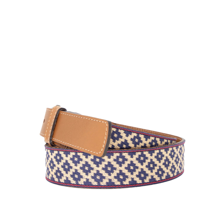 La Matera Men's Diplomático Woven Belt