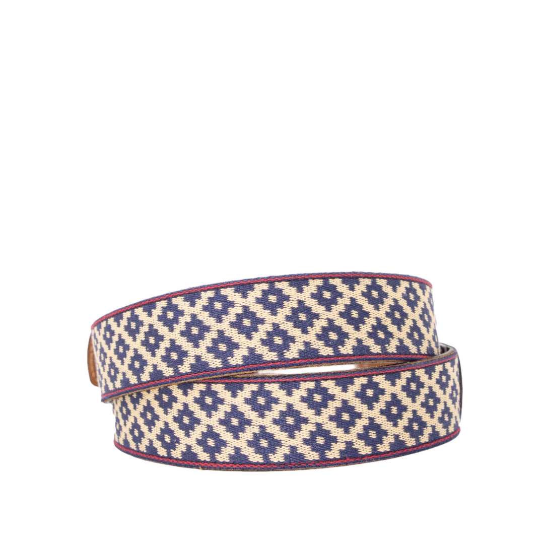 La Matera Men's Diplomático Woven Belt