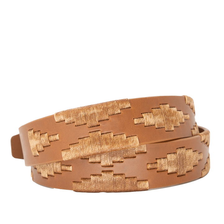 La Matera Men's Limited Edition: Marrón Polo Belt