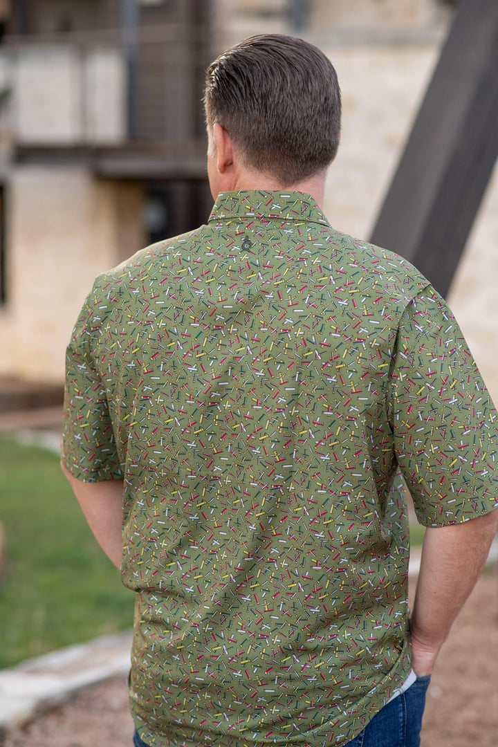 Blue Quail Men's Scattershot Guayabera