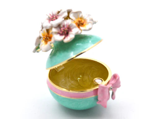 Decorative Flower Trinket Box