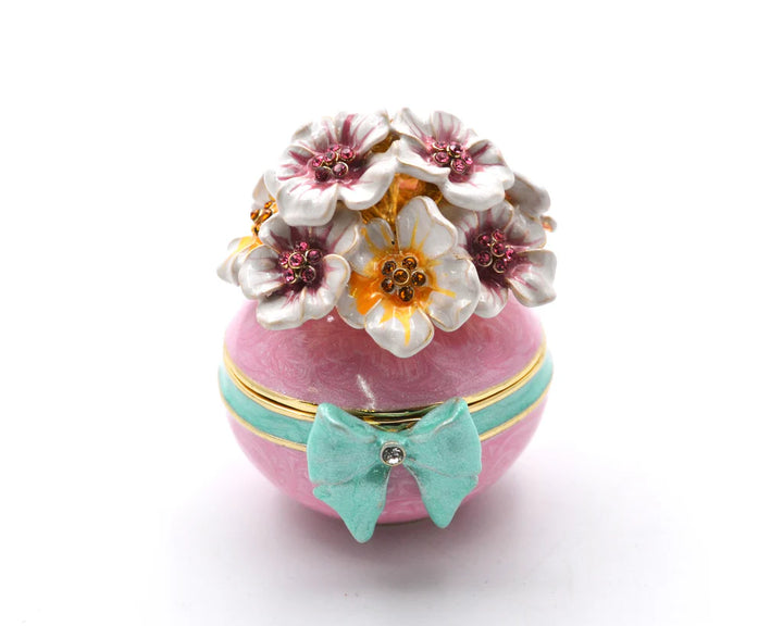 Decorative Flower Trinket Box