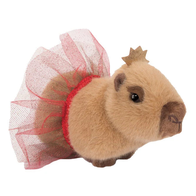 Douglas Cuddle Toys Holiday Capybara Plush with Tutu