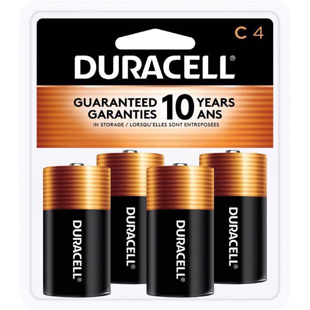 Duracell Coppertop C Batteries - 4pk