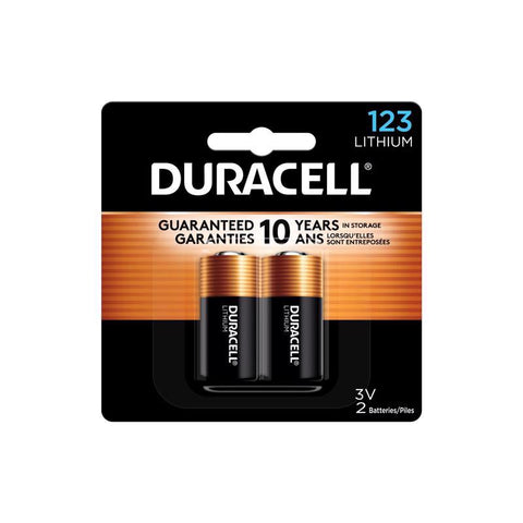 Duracell Lithium 123 Camera Battery - 2pk
