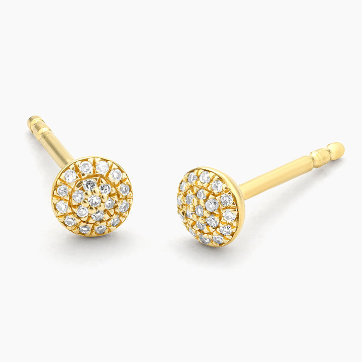 Ella Stein Round Stud Earrings