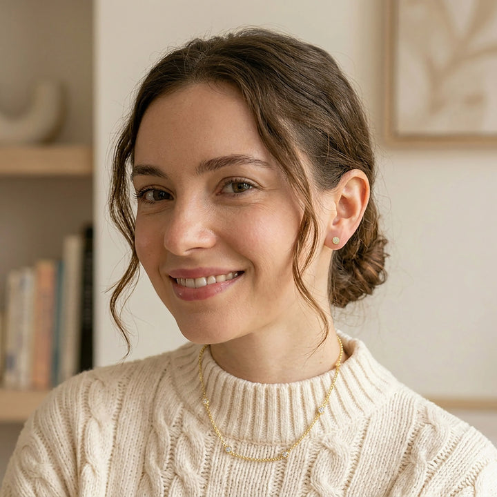 Ella Stein Round Stud Earrings