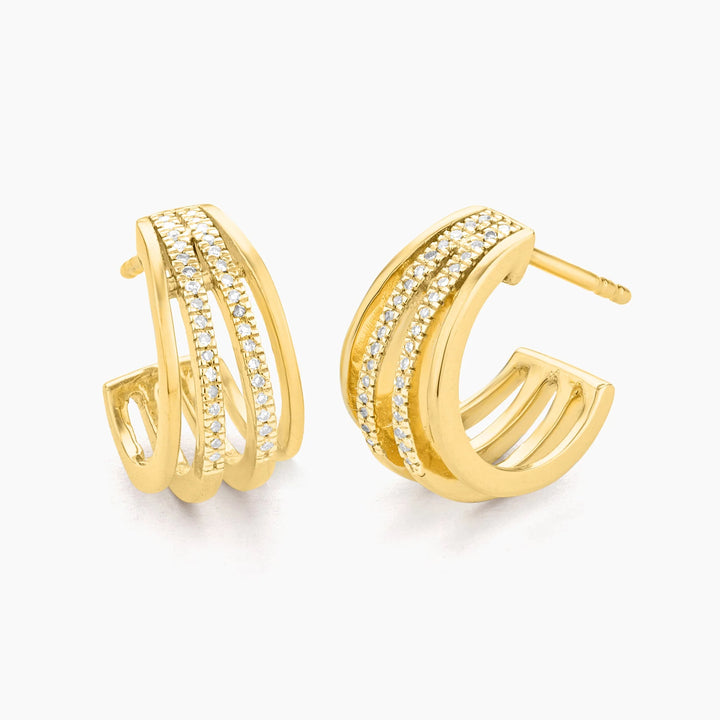 Ella Stein Wrap Around Huggie Earrings