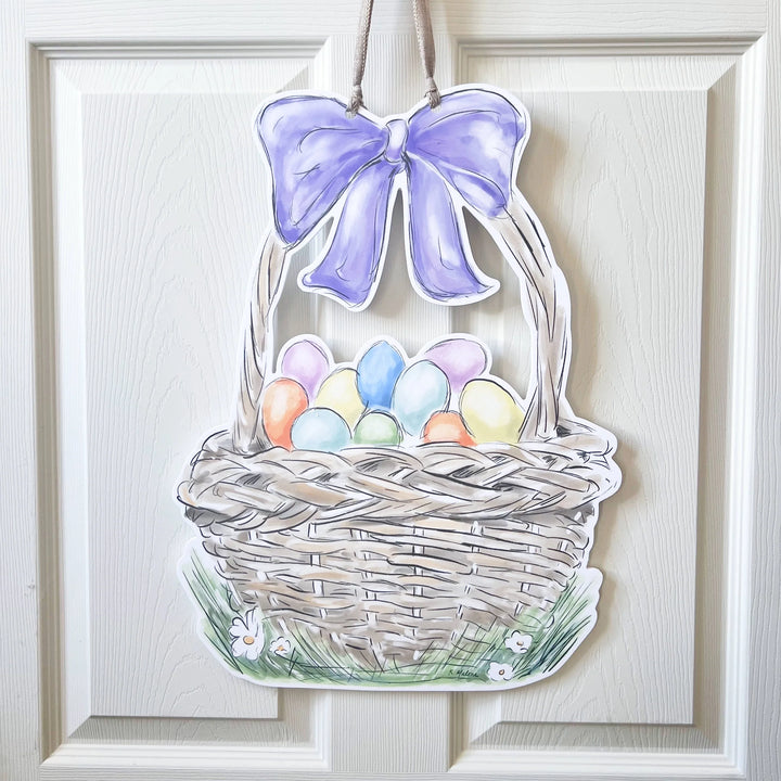 Home Malone Easter Basket Door Hanger