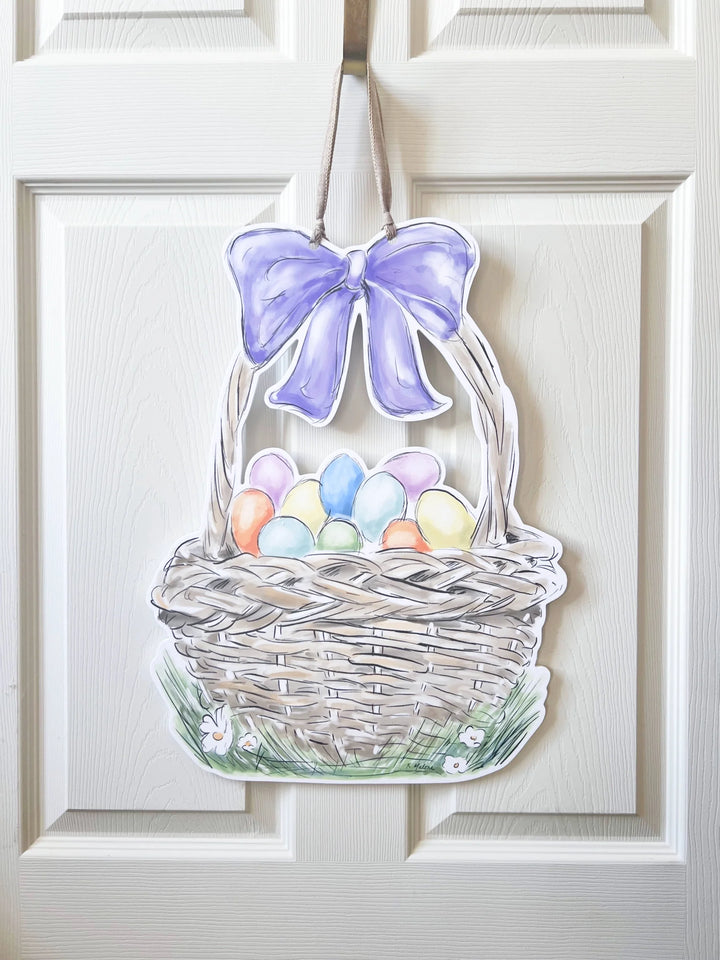 Home Malone Easter Basket Door Hanger