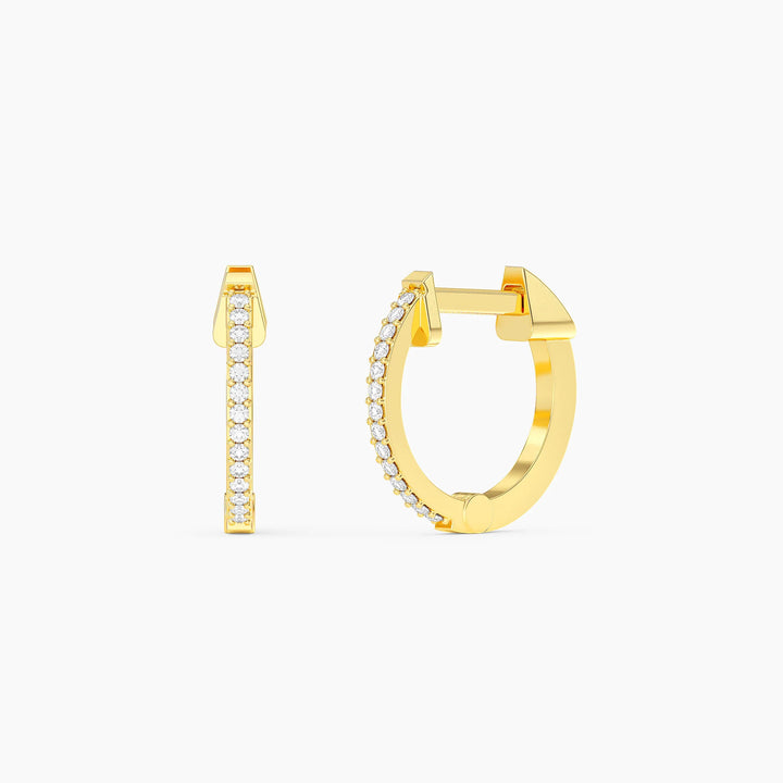 Ella Stein Half-Hearted Adventure Huggie Earrings