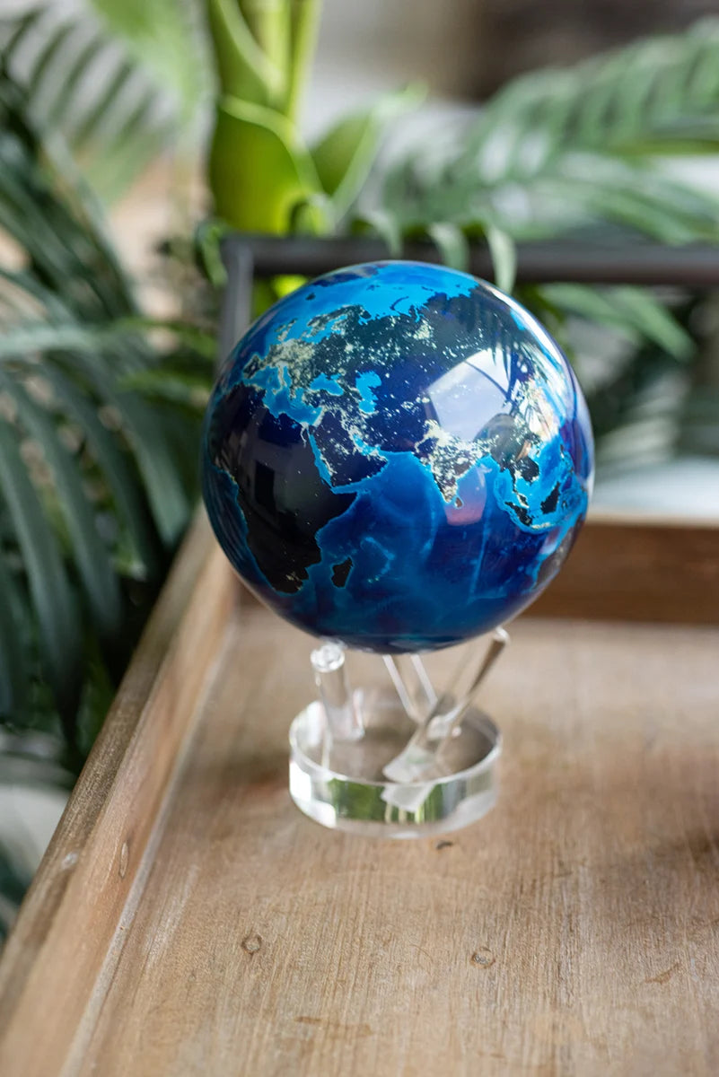 Mova Globes Earth at Night Revolving Globe