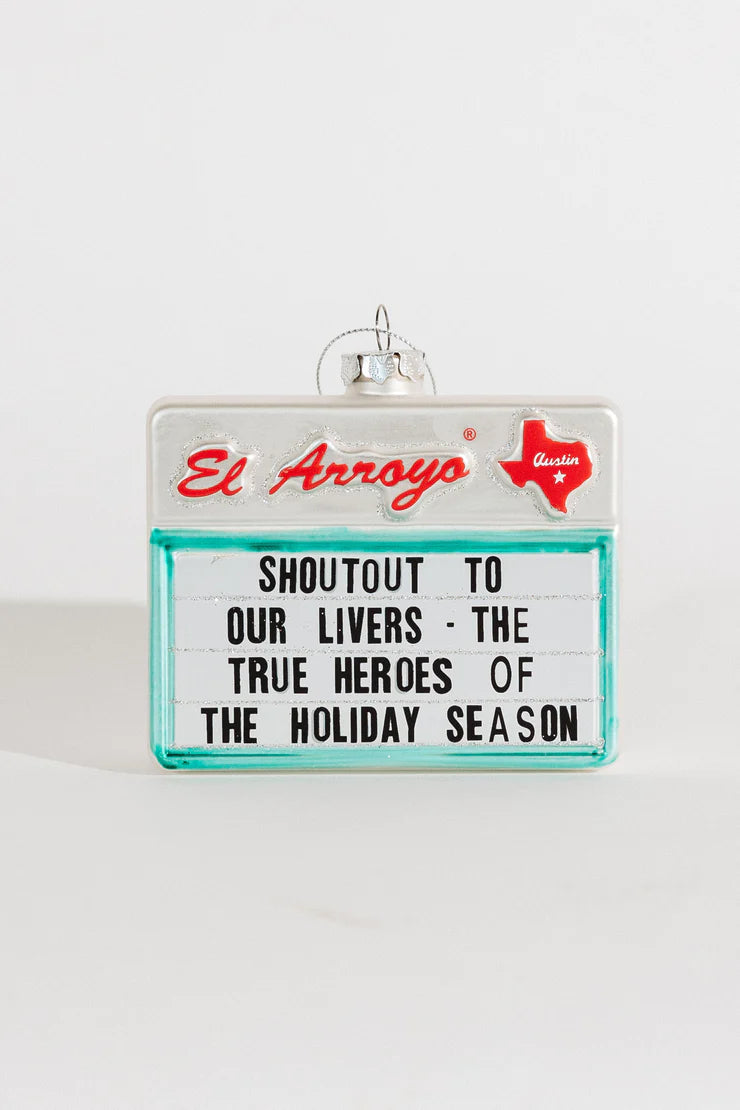 El Arroyo Marquee Ornament