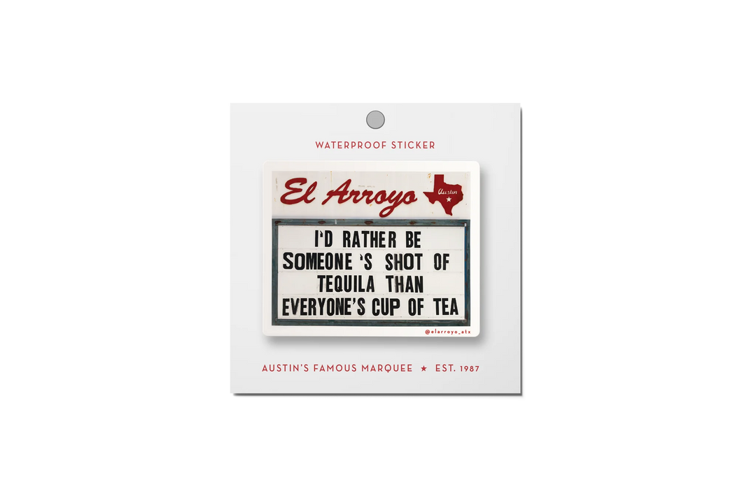 El Arroyo - Shot of Tequila Sticker