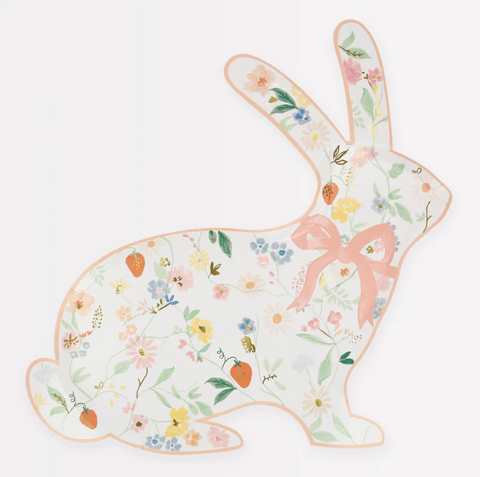 Meri Meri - Floral Bunny Paper Plates