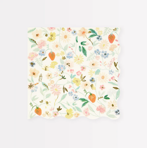 Meri Meri - Elegant Floral Large Paper Napkins