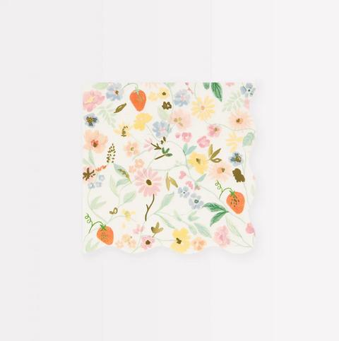 Meri Meri - Elegant Floral Paper Cocktail Napkins