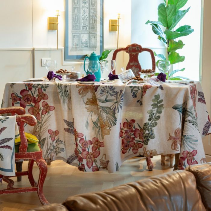 Tessitura Toscana Telerie Eradea Naturale Tablecover