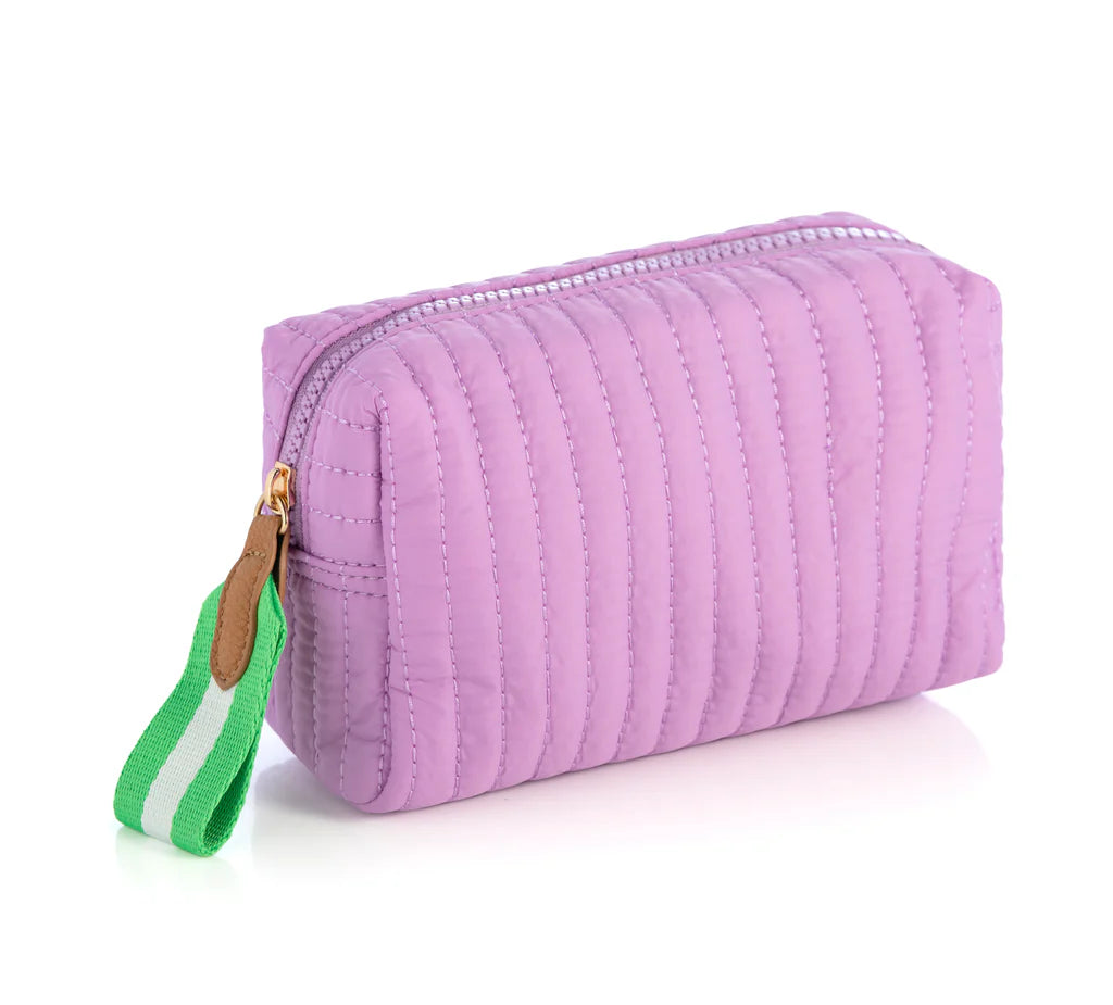 Ezra Quilted Cosmetic Pouch
