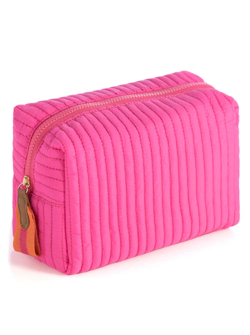 Ezra Quilted Cosmetic Pouch