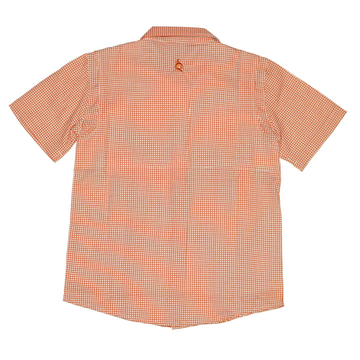 Blue Quail Men's Burnt Orange Gameday Guayabera