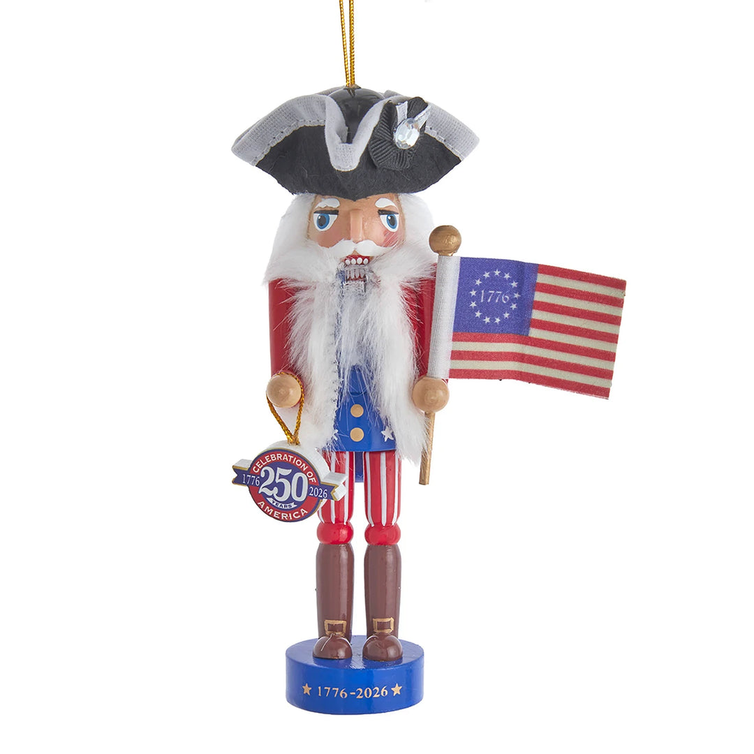 Kurt Adler 250th Anniversary of America Nutcracker Ornament