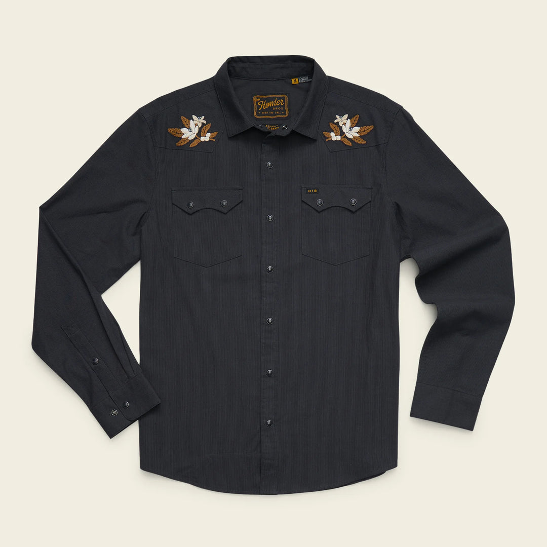 Howler Bros Crosscut Deluxe Longsleeve Snapshirt