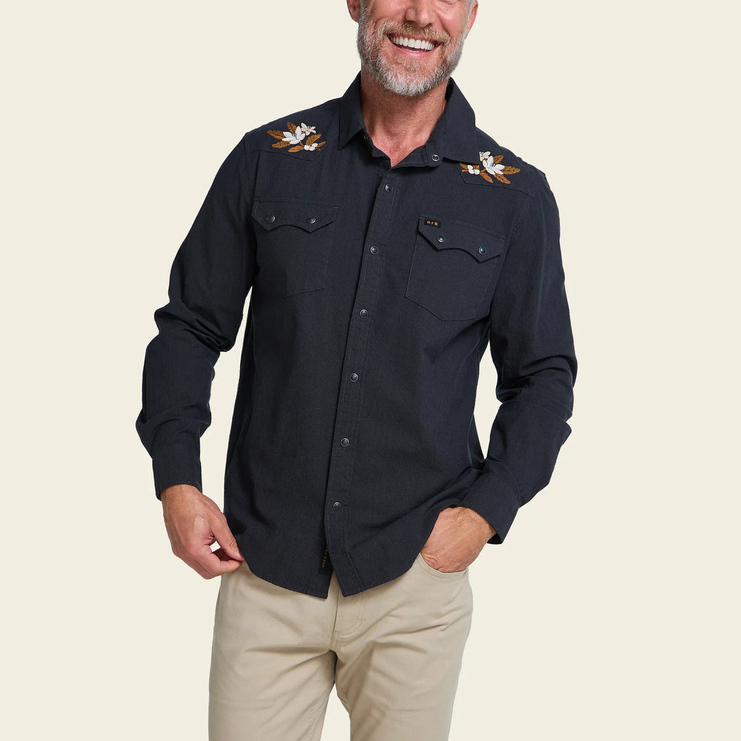 Howler Bros Crosscut Deluxe Longsleeve Snapshirt