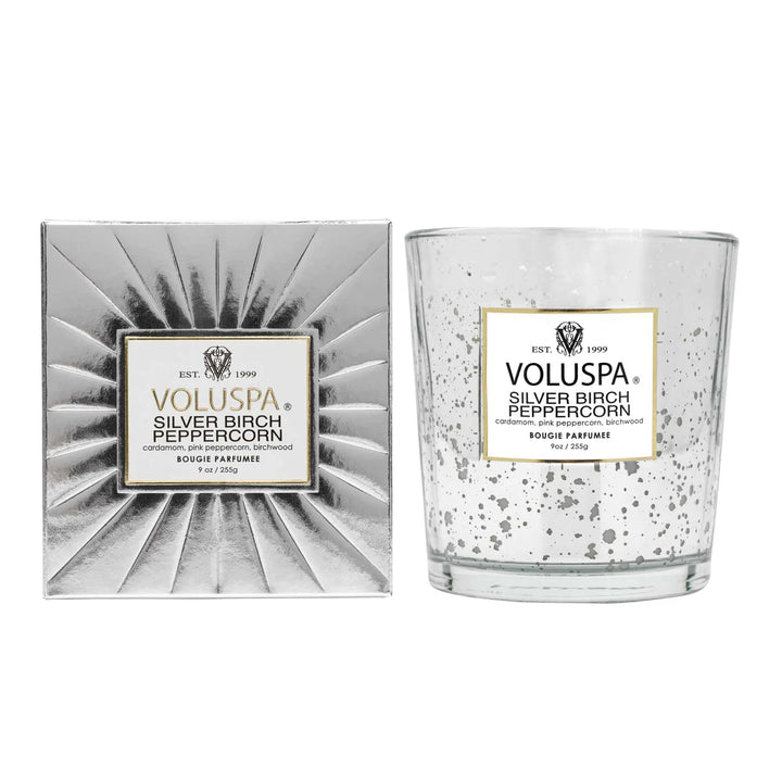 Voluspa - Silver Birch Peppercorn Candle