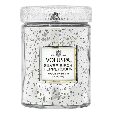 Voluspa - Small Jar Candle - Silver Birch Peppercorn
