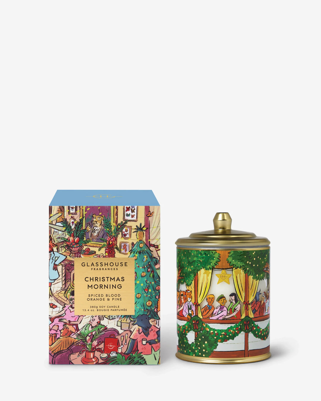 Glasshouse Fragrances Holiday Scented Candle