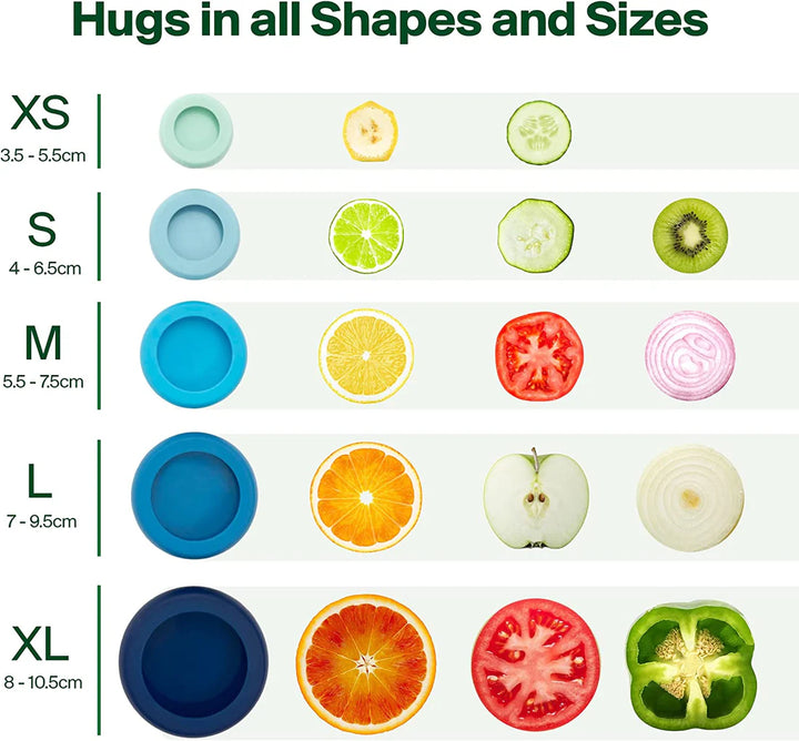 Silicone Food Hugger Set of 5