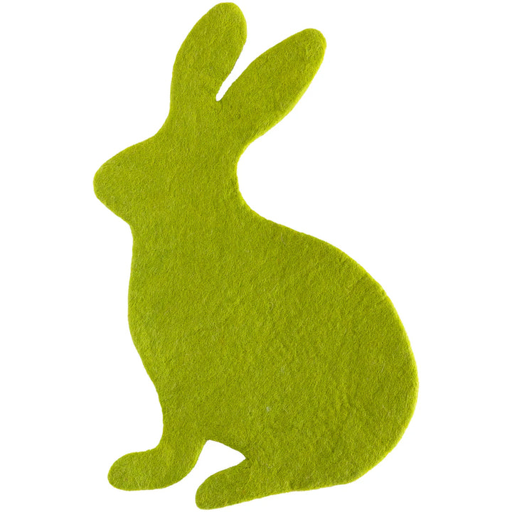 Hester & Cook Spring Green Bunny Felt Placemat