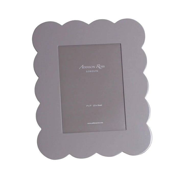 Addison Ross Scalloped Lacquer Photo Frame