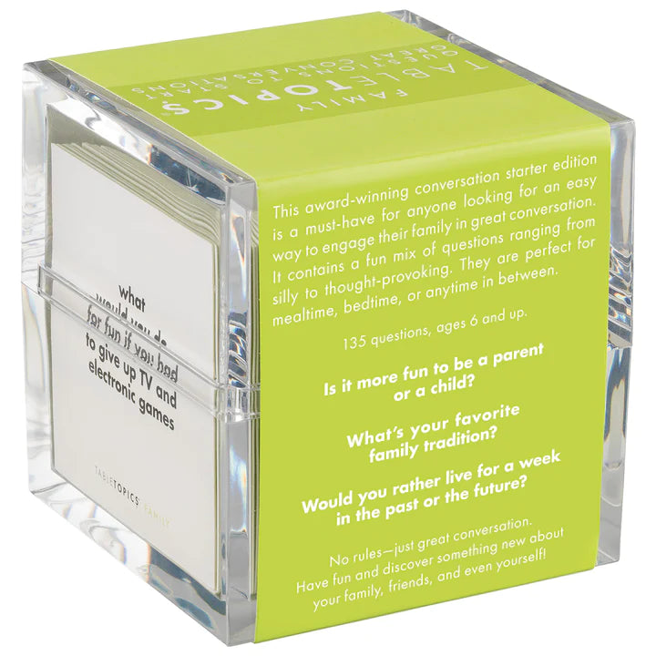 Table Topics Family Conversation Starters