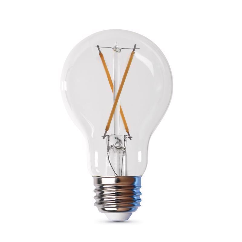 Feit Enhance A19 E26 (Medium) Filament LED Bulb Daylight - 4 pk