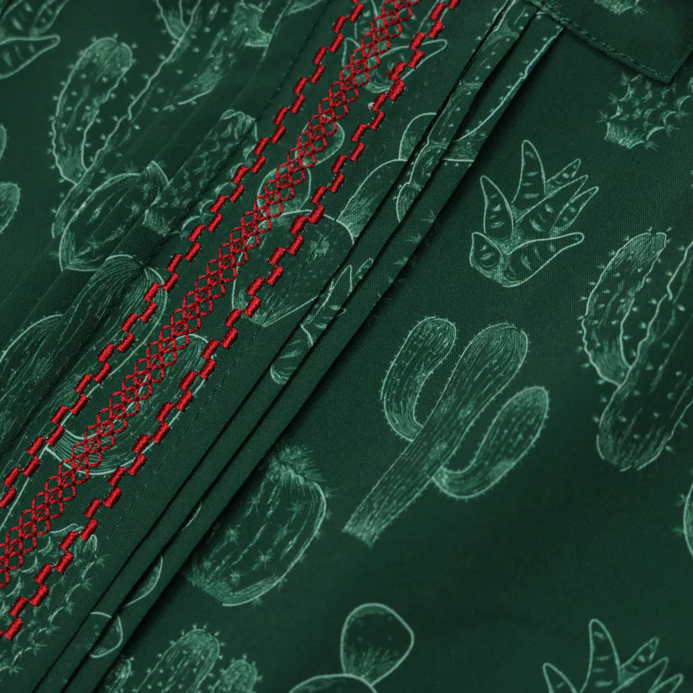 Blue Quail Men's Guayabera Feliz Navidad