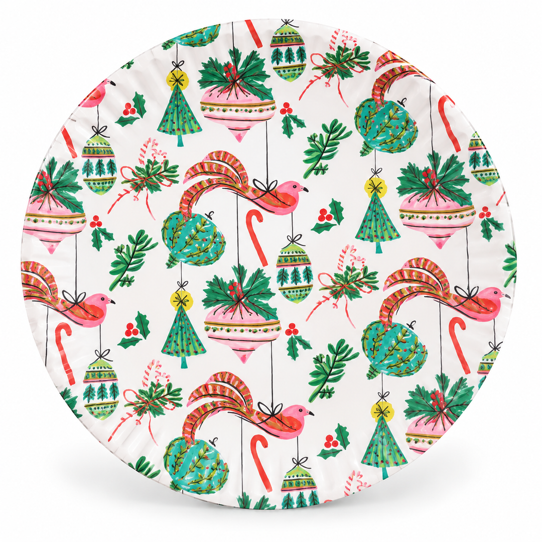 Vintage Christmas Melamine Plate