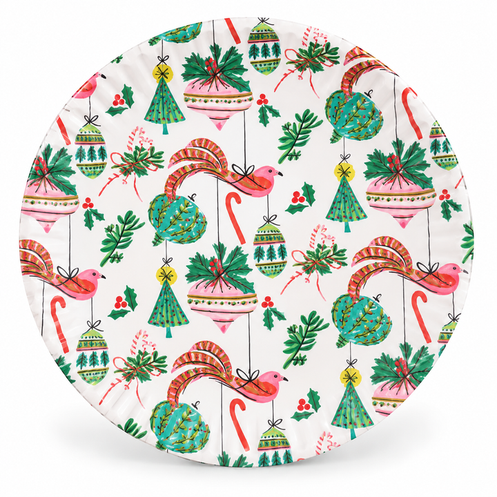 Vintage Christmas Melamine Plate